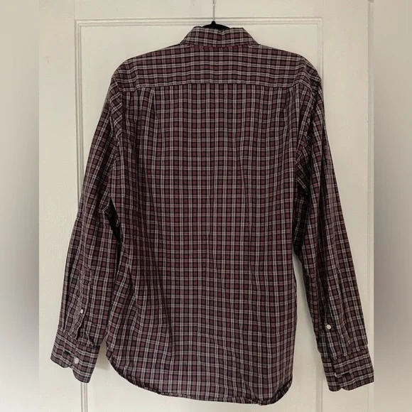 Jcrew men’s plaid button down. Size medium. - Picture 3 of 3